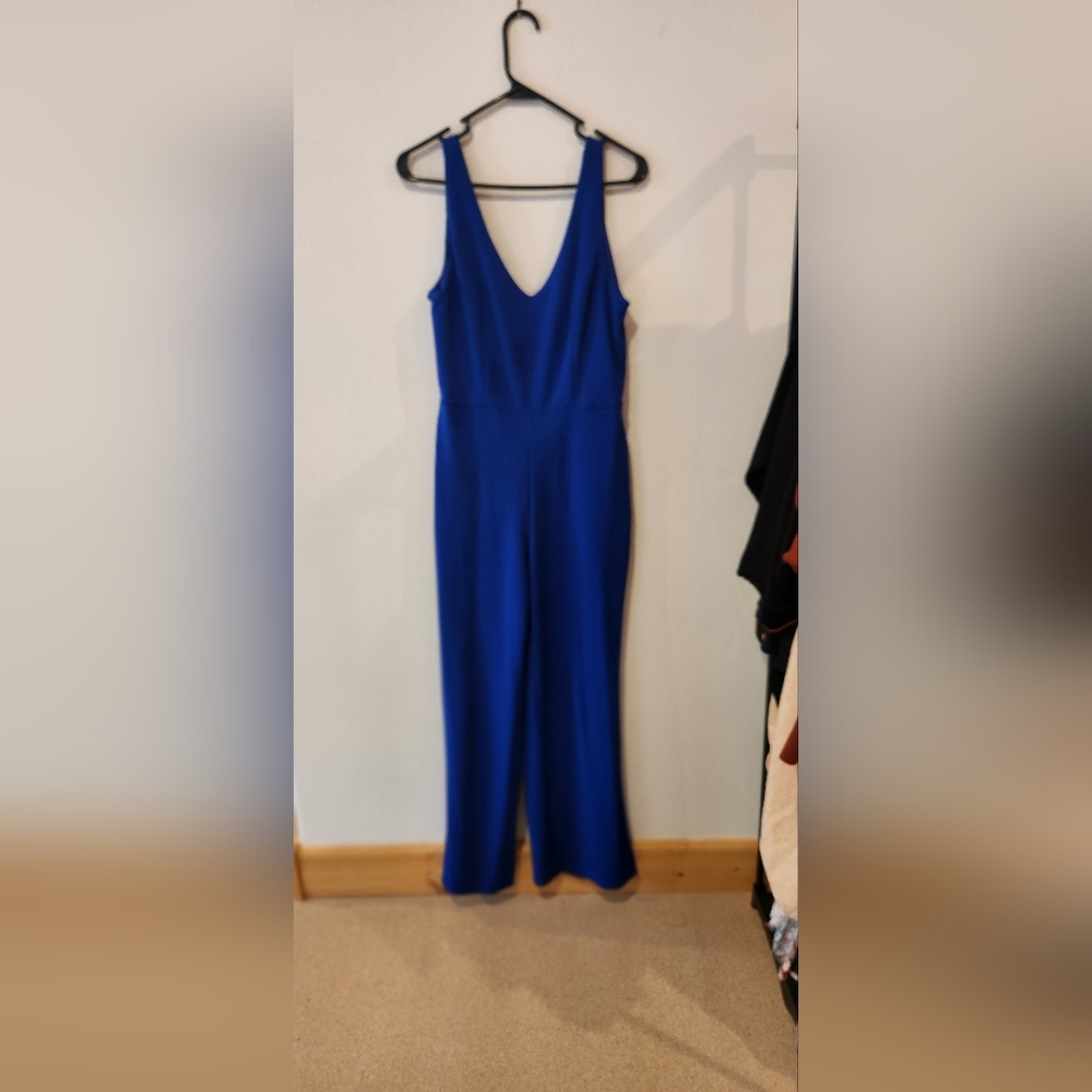 Crystal Sky Size Medium royal blue jumpsuit